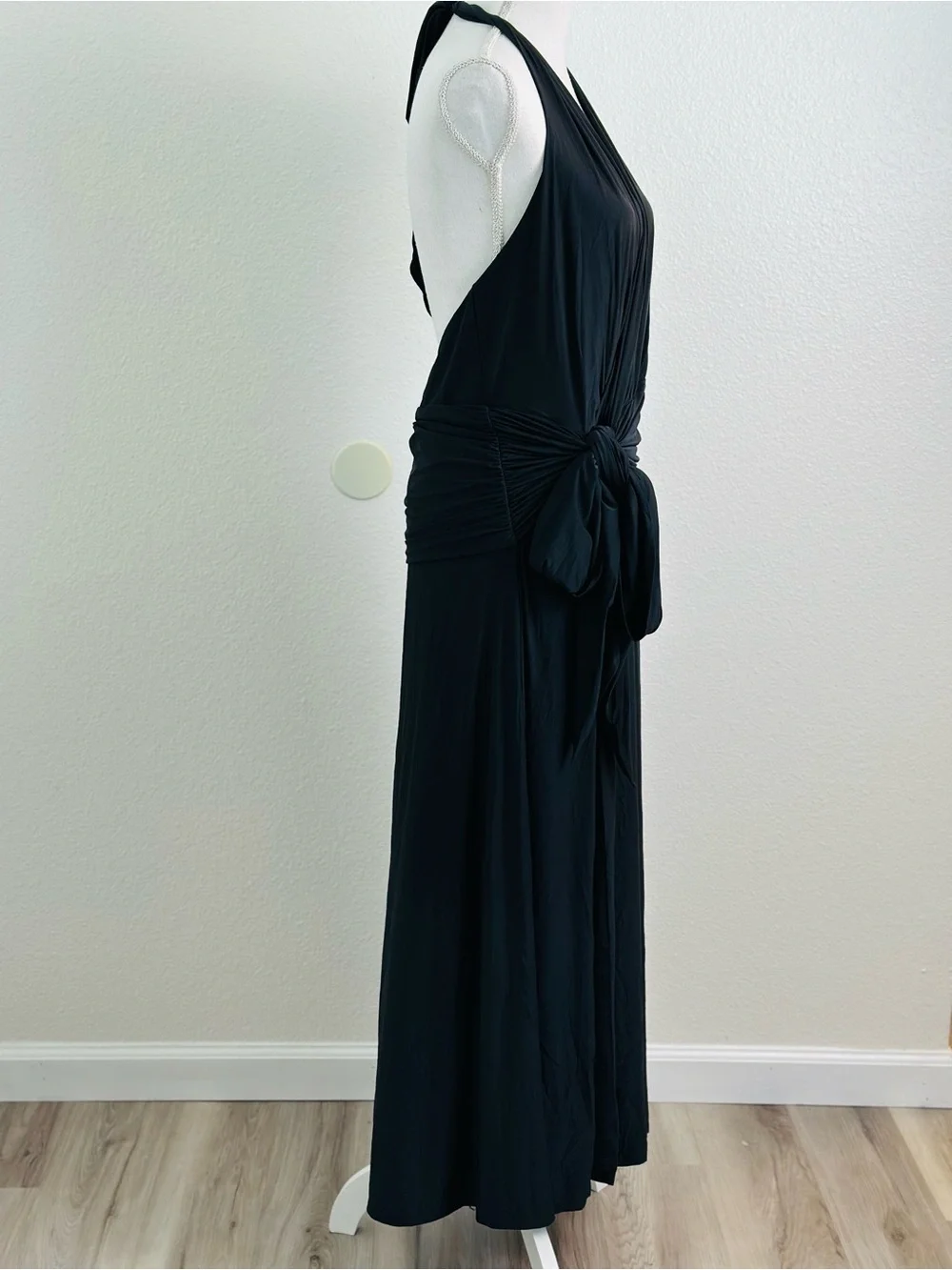 Abercrombie & Fitch Knot-Front Maxi Dress Size XLarge P